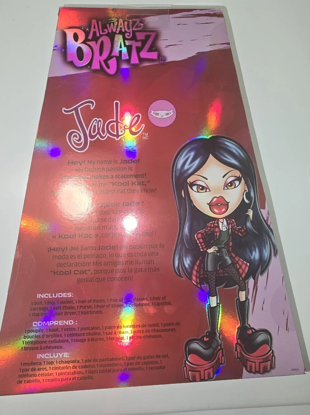 Alwayz Bratz Jade Fashion Doll - Black & Red Outfit